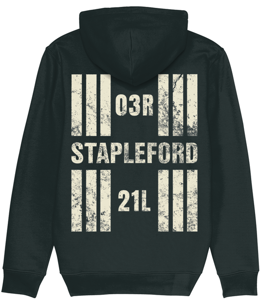 Stapleford Aerodrome Runway Designator Premium Heavyweight Unisex Hoodie