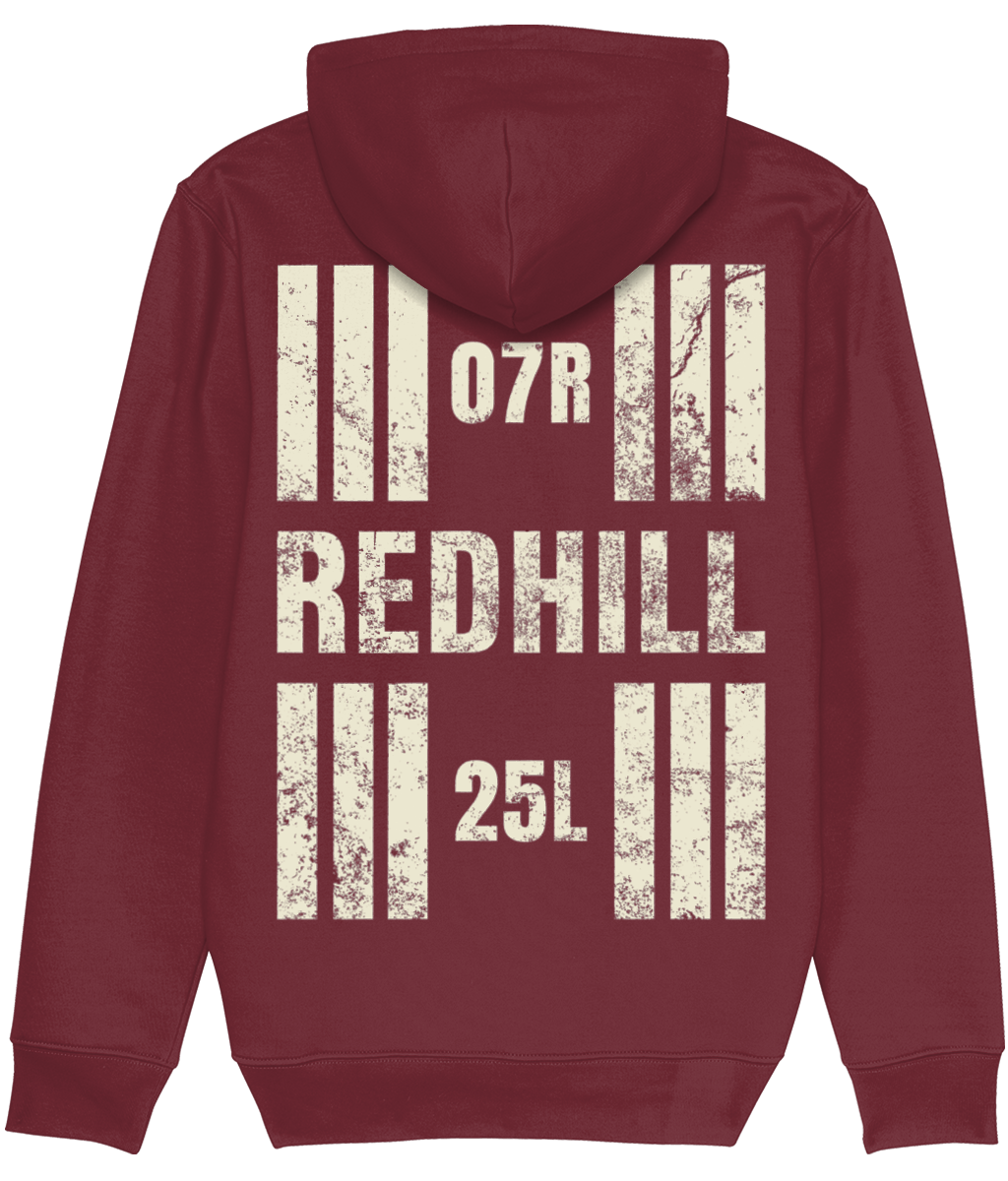 Redhill Aerodrome Runway Designator Premium Heavyweight Unisex Hoodie