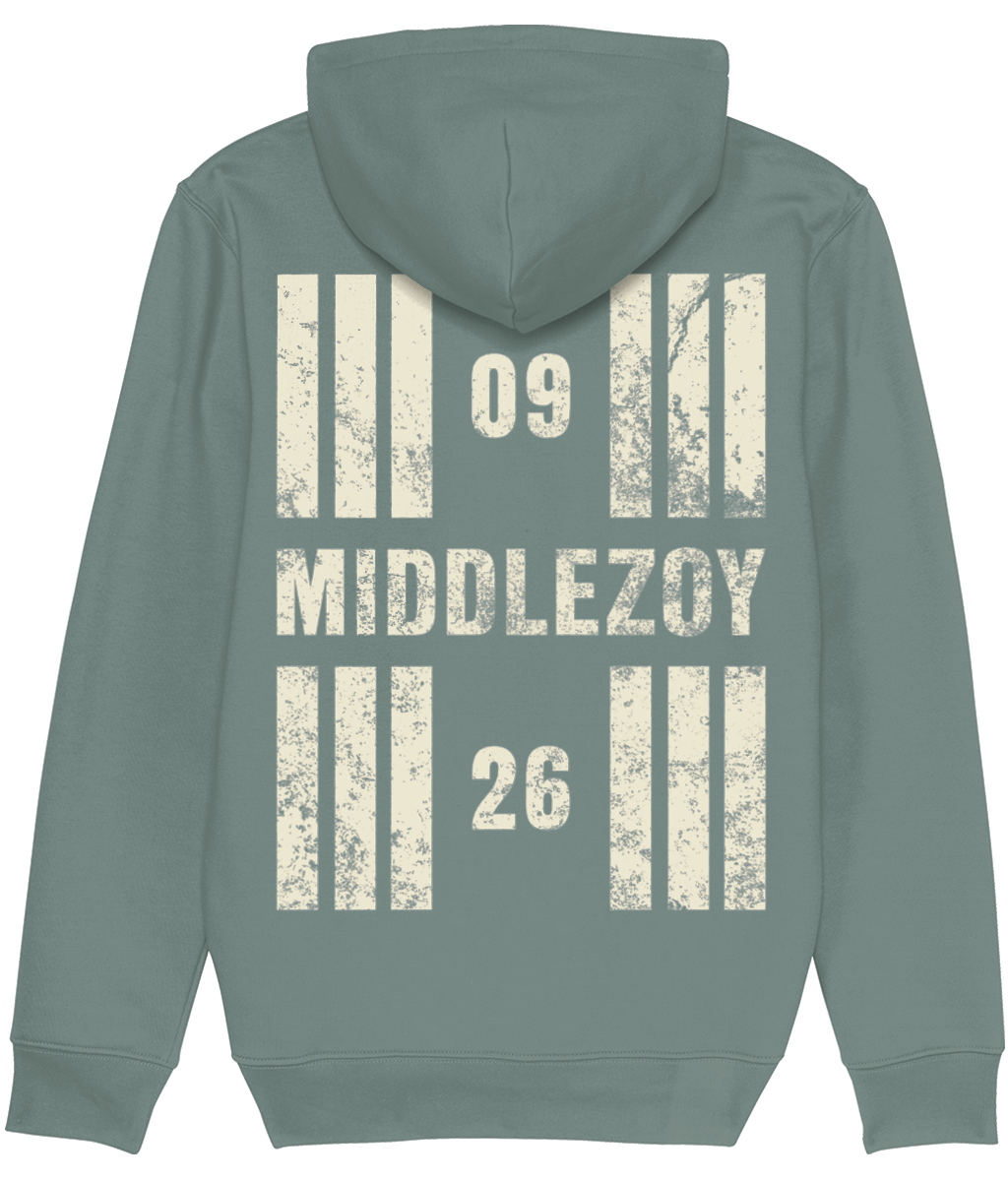 Middlezoy Aerodrome Runway Designator Premium Heavyweight Unisex Hoodie