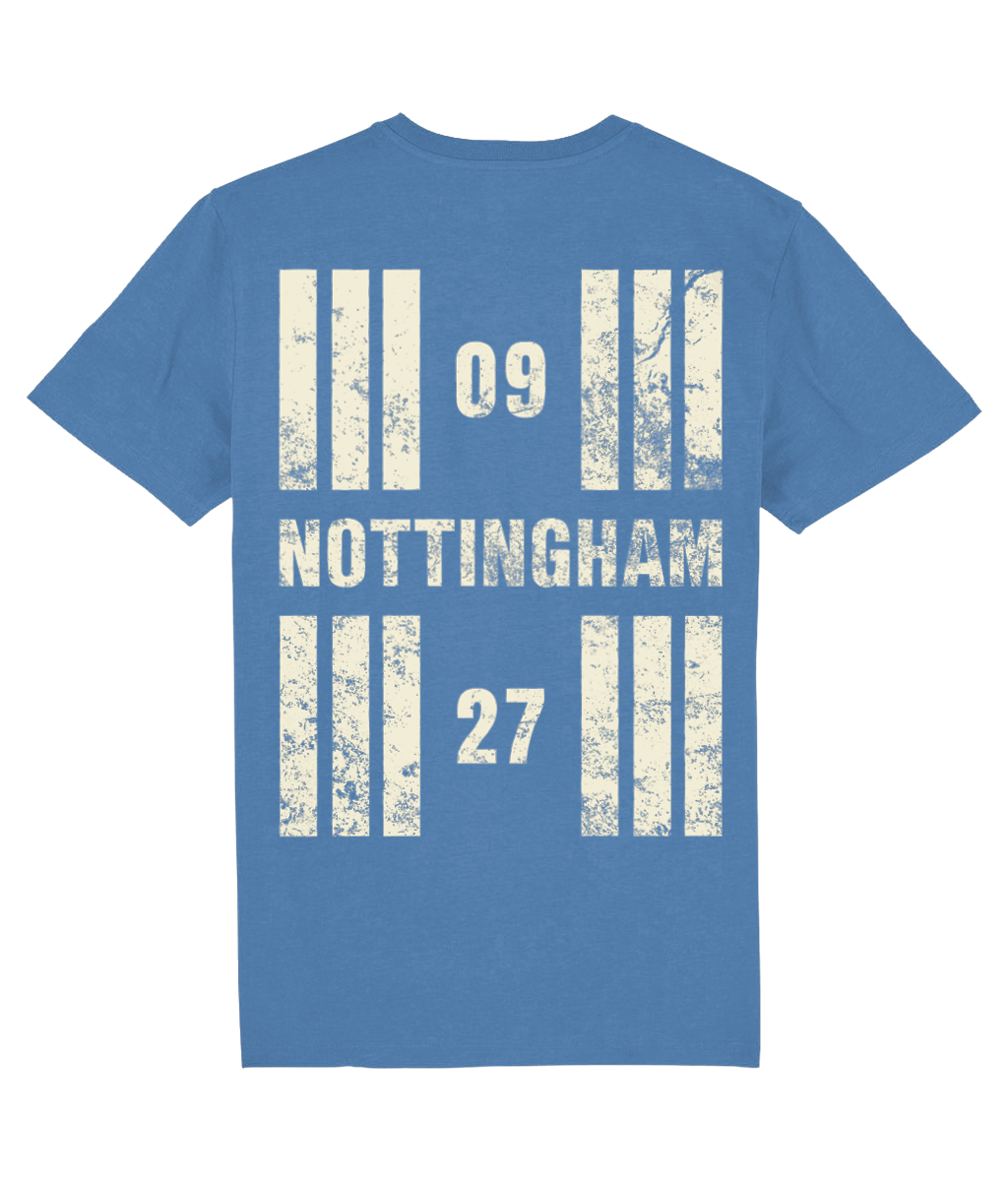 Nottingham Airport Runway Designator Unisex Organic Cotton T-Shirt