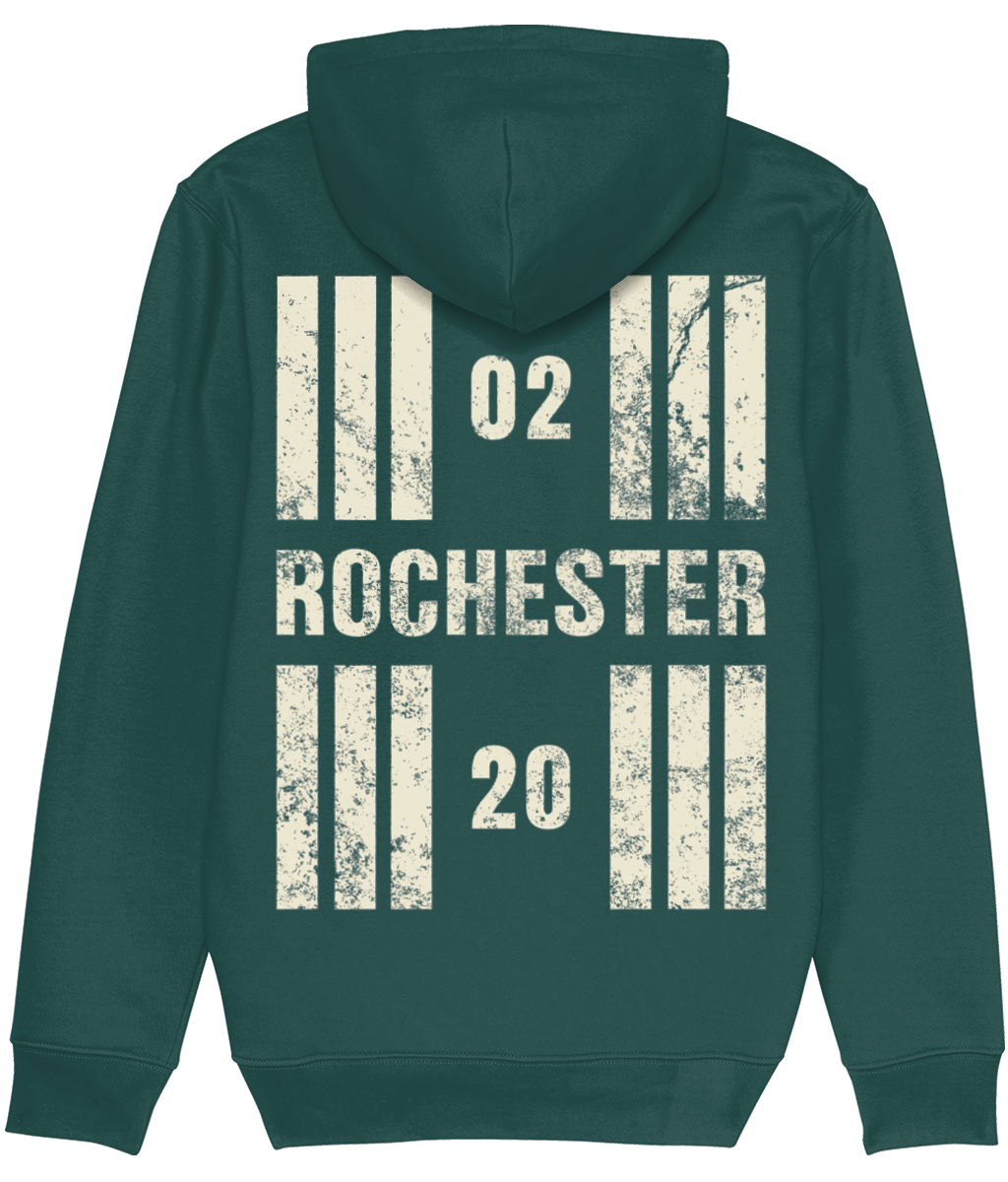 Rochester Airport Runway Designator Premium Heavyweight Unisex Hoodie