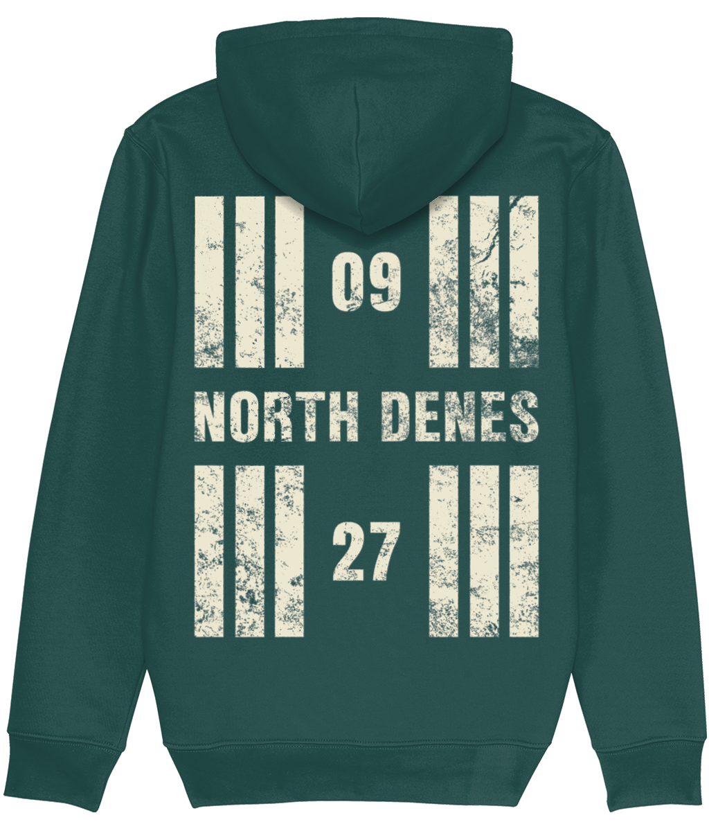 North Denes Airport Runway Designator Premium Heavyweight Unisex Hoodie