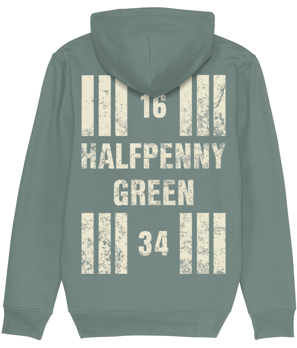 Halfpenny Green Airport Runway Designator Premium Heavyweight Unisex Hoodie