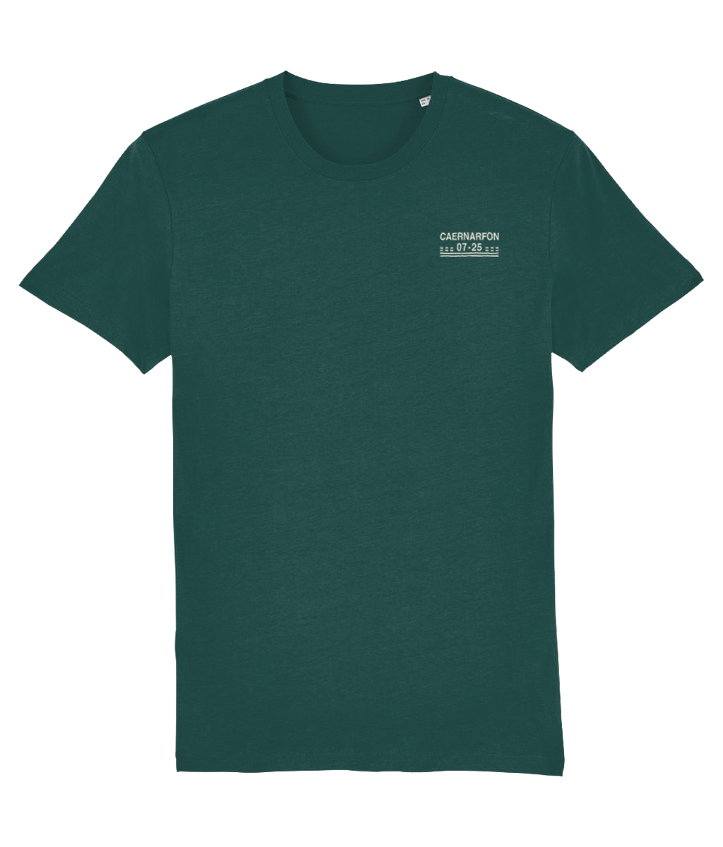 Caernarfon Airport Runway Designator Unisex Organic Cotton T-Shirt