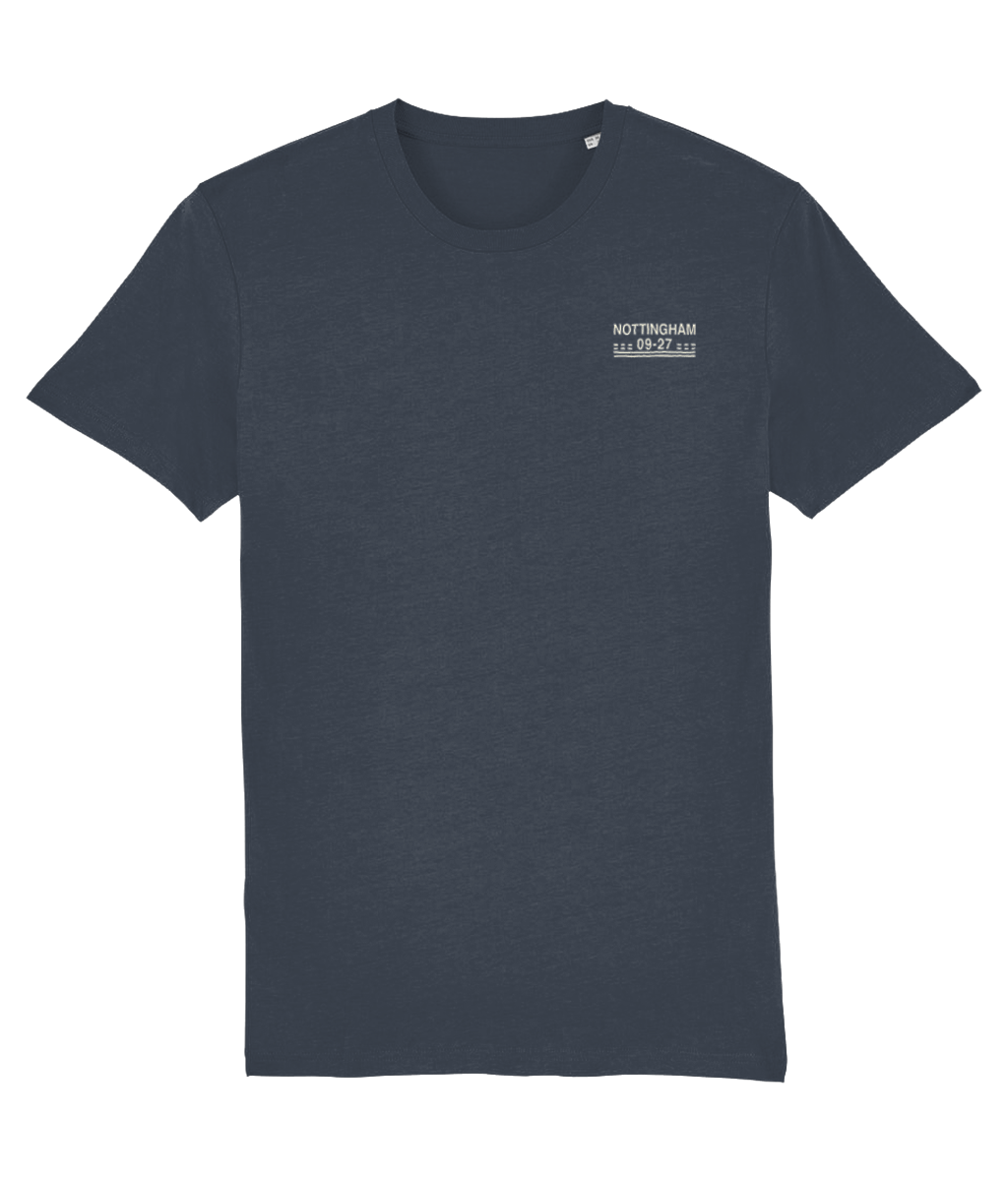 Nottingham Airport Runway Designator Unisex Organic Cotton T-Shirt