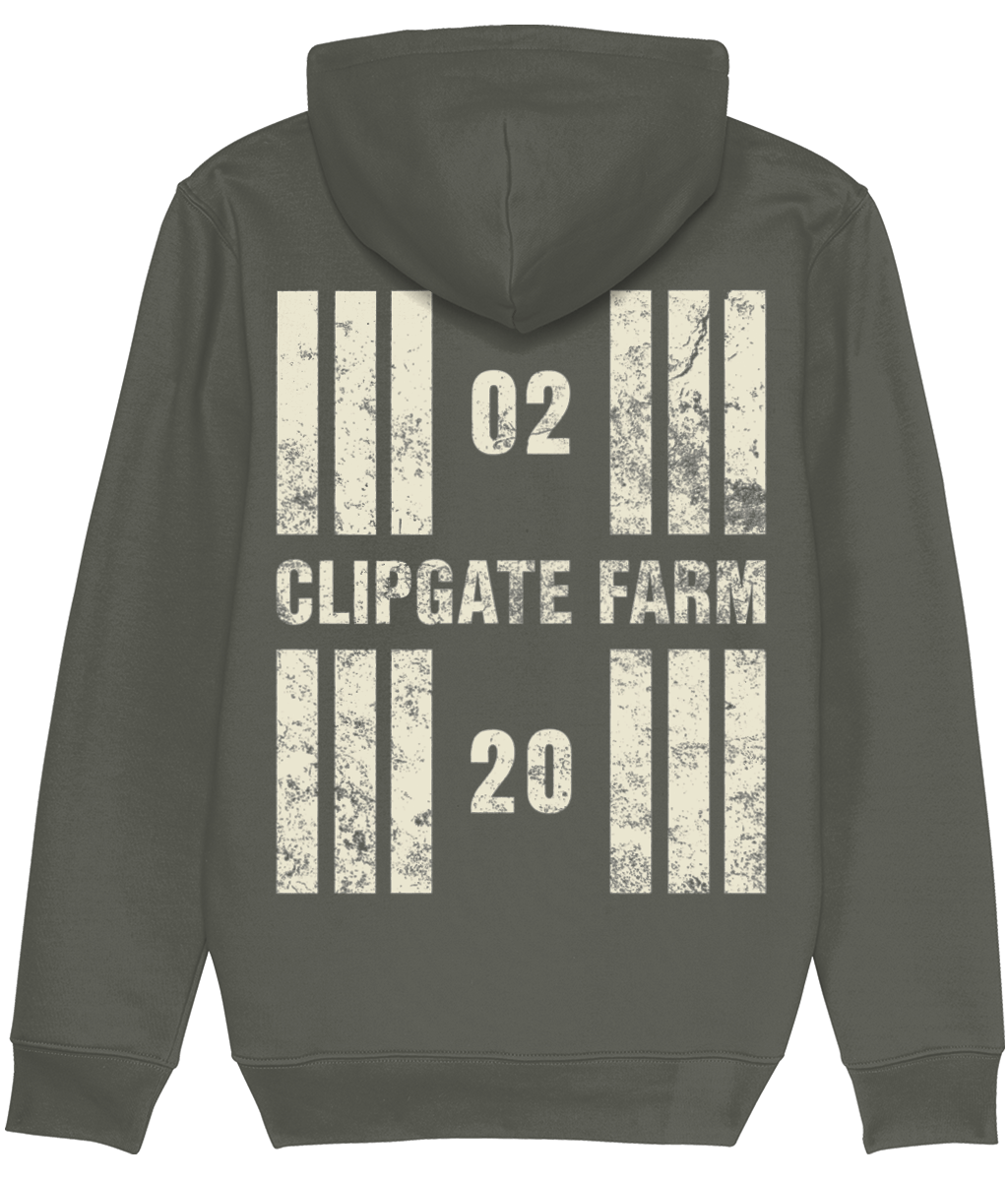 Clipgate Farm Airstrip Runway Designator Premium Heavyweight Unisex Hoodie