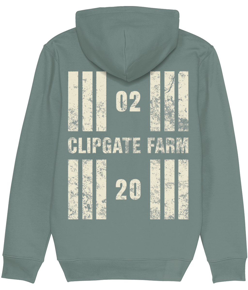 Clipgate Farm Airstrip Runway Designator Premium Heavyweight Unisex Hoodie