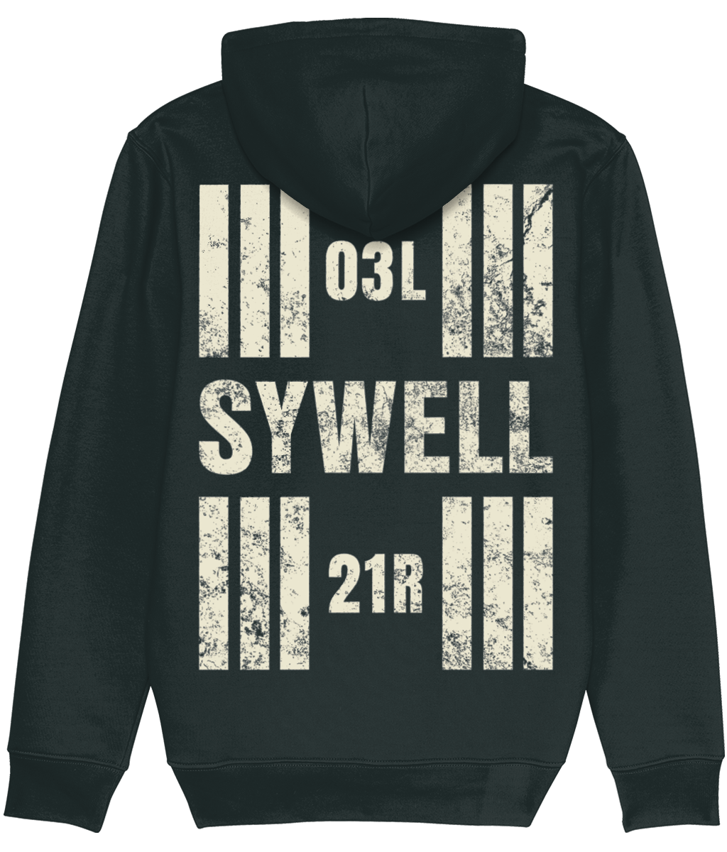 Sywell Aerodrome Runway Designator Premium Heavyweight Unisex Hoodie