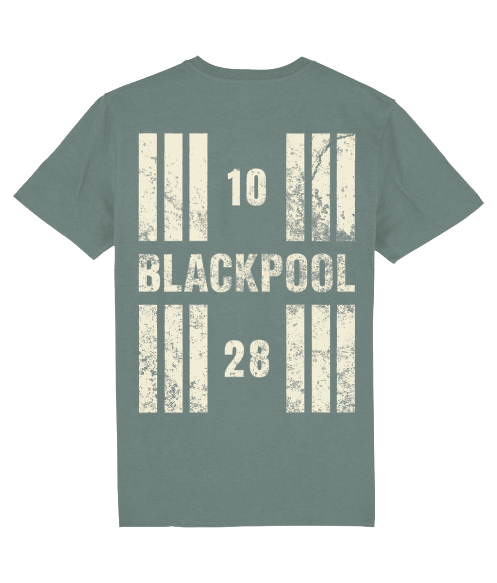 Blackpool Airport Runway Designator Unisex Organic Cotton T-Shirt