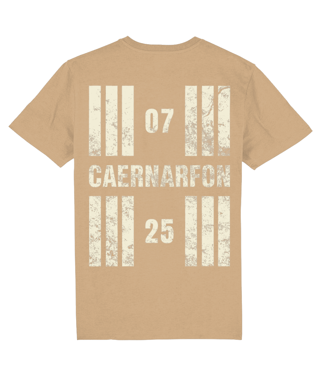 Caernarfon Airport Runway Designator Unisex Organic Cotton T-Shirt