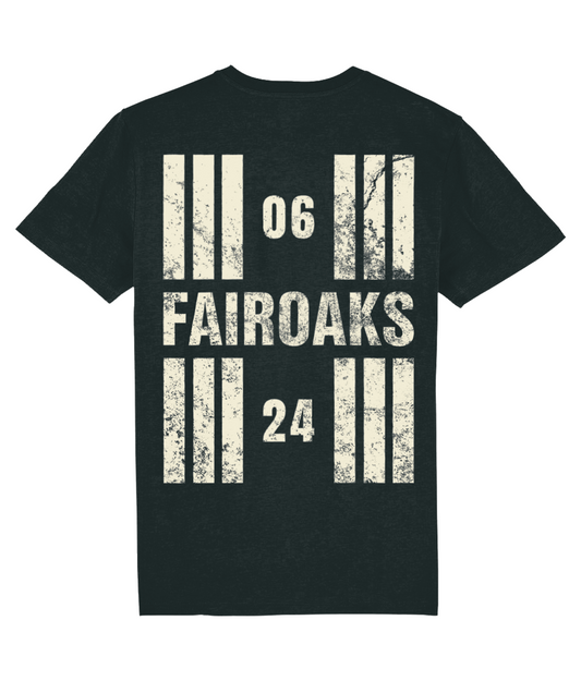 Fairoaks Airport Runway Designator Unisex Organic Cotton T-Shirt