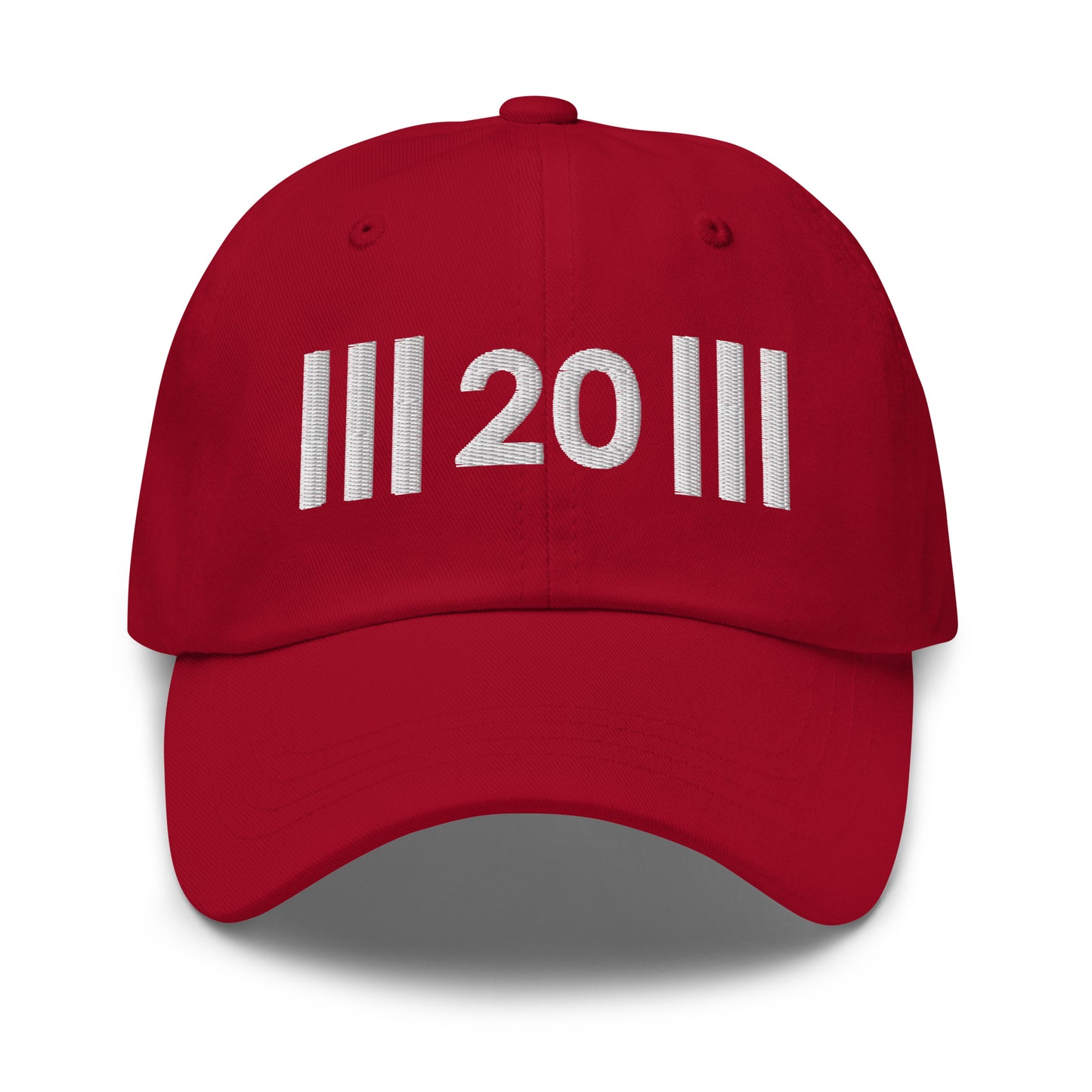 Aero 20 : Aero Two Zero 20 Runway Designator Embroidered Baseball Cap