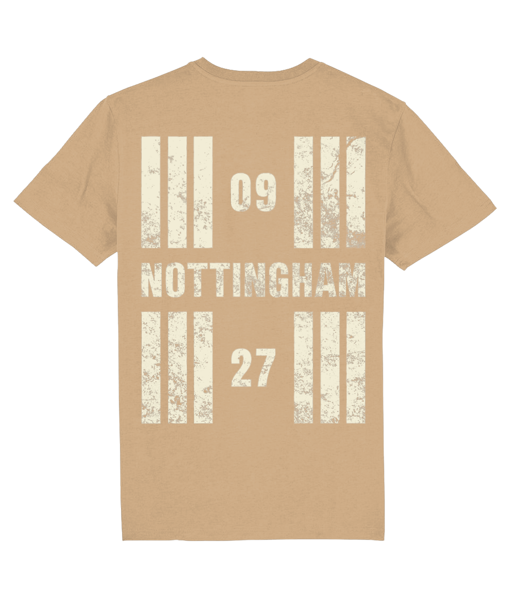 Nottingham Airport Runway Designator Unisex Organic Cotton T-Shirt