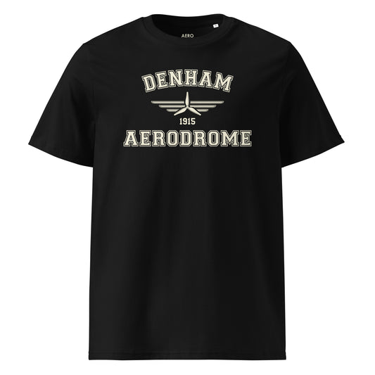 Denham Aerodrome Classic Collegiate Unisex Organic Cotton T-Shirt