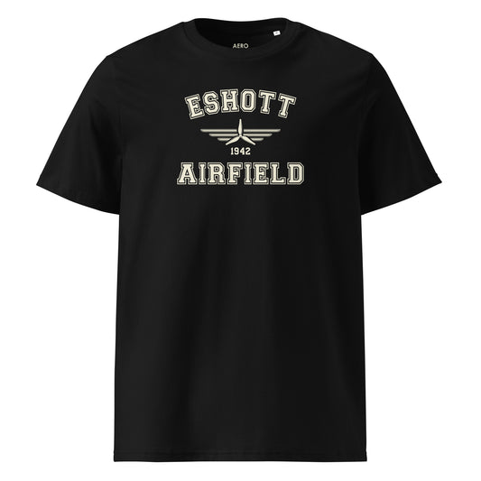 Eshott Airfield Classic Collegiate Unisex Organic Cotton T-Shirt