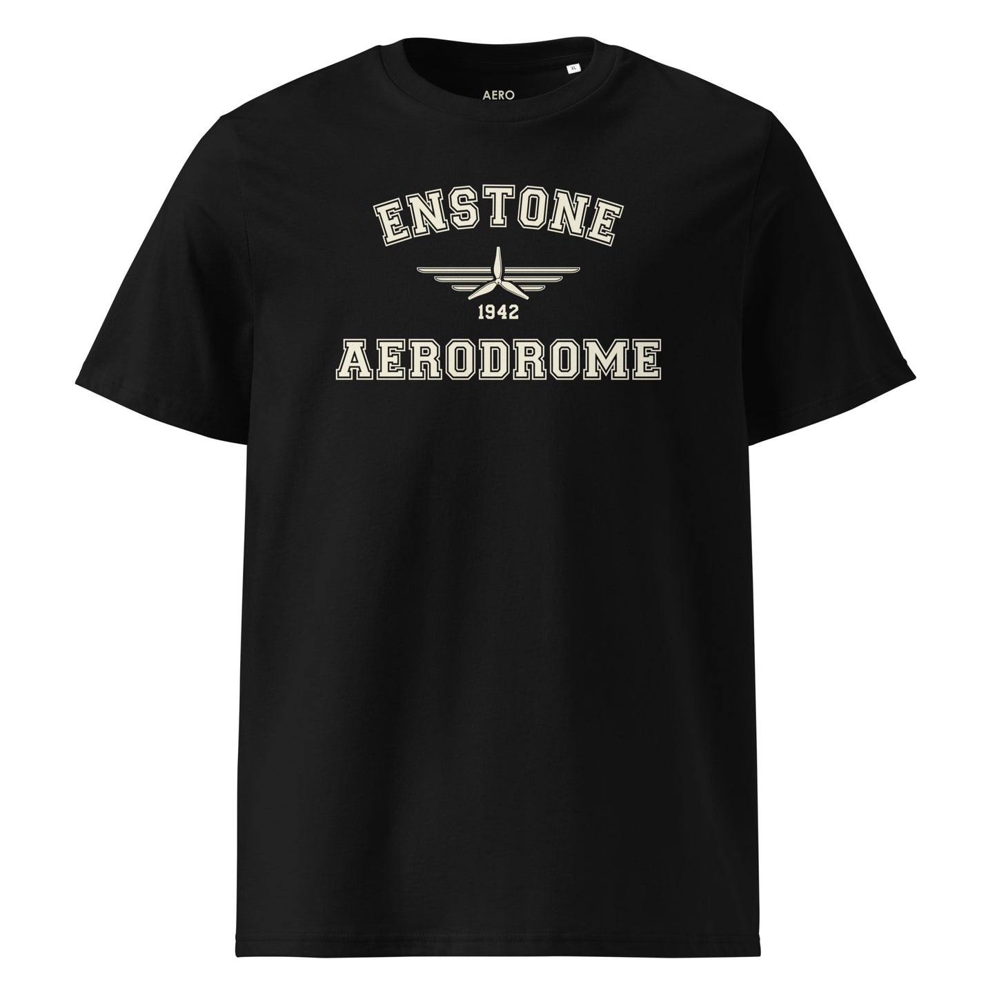 Enstone Aerodrome Classic Collegiate Unisex Organic Cotton T-Shirt