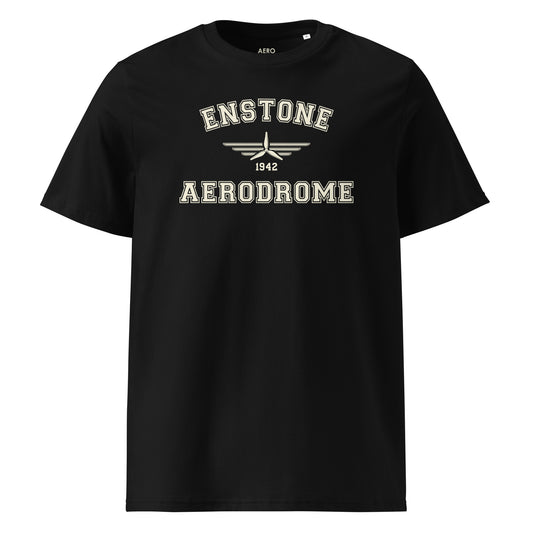 Enstone Aerodrome Classic Collegiate Unisex Organic Cotton T-Shirt