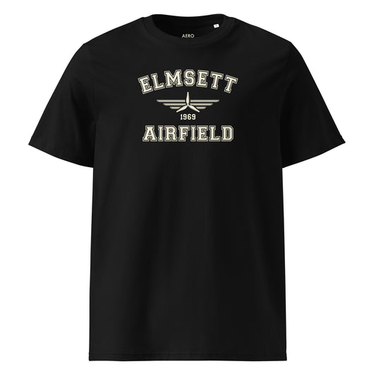 Elmsett Airfield Classic Collegiate Unisex Organic Cotton T-Shirt