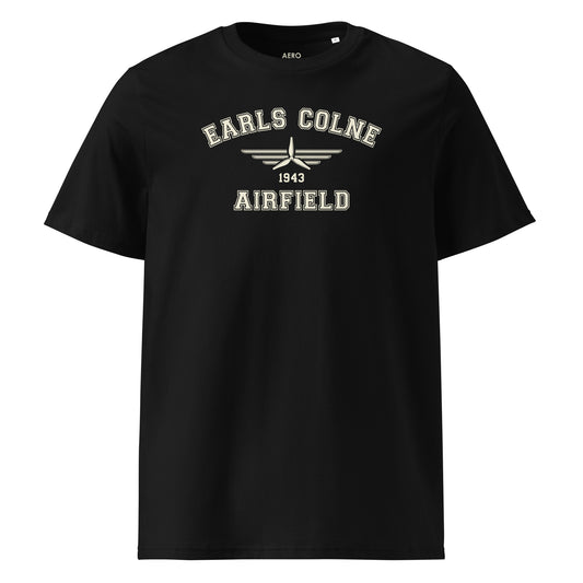 Earls Colne Airfield Classic Collegiate Unisex Organic Cotton T-Shirt