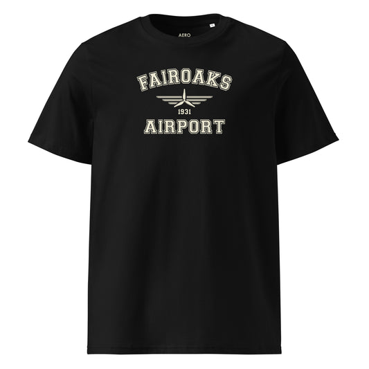 Fairoaks Airport Classic Collegiate Unisex Organic Cotton T-Shirt