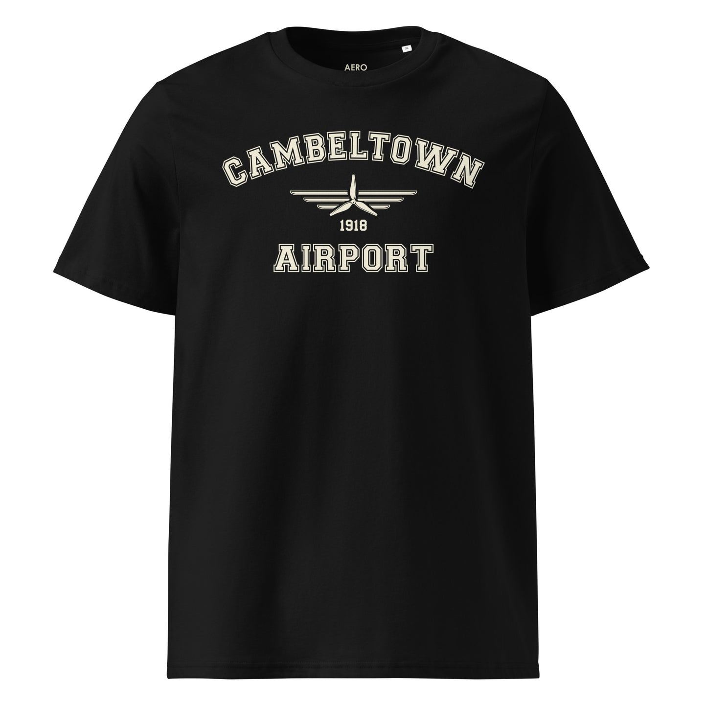 Campbeltown Airport Classic Collegiate Unisex Organic Cotton T-Shirt