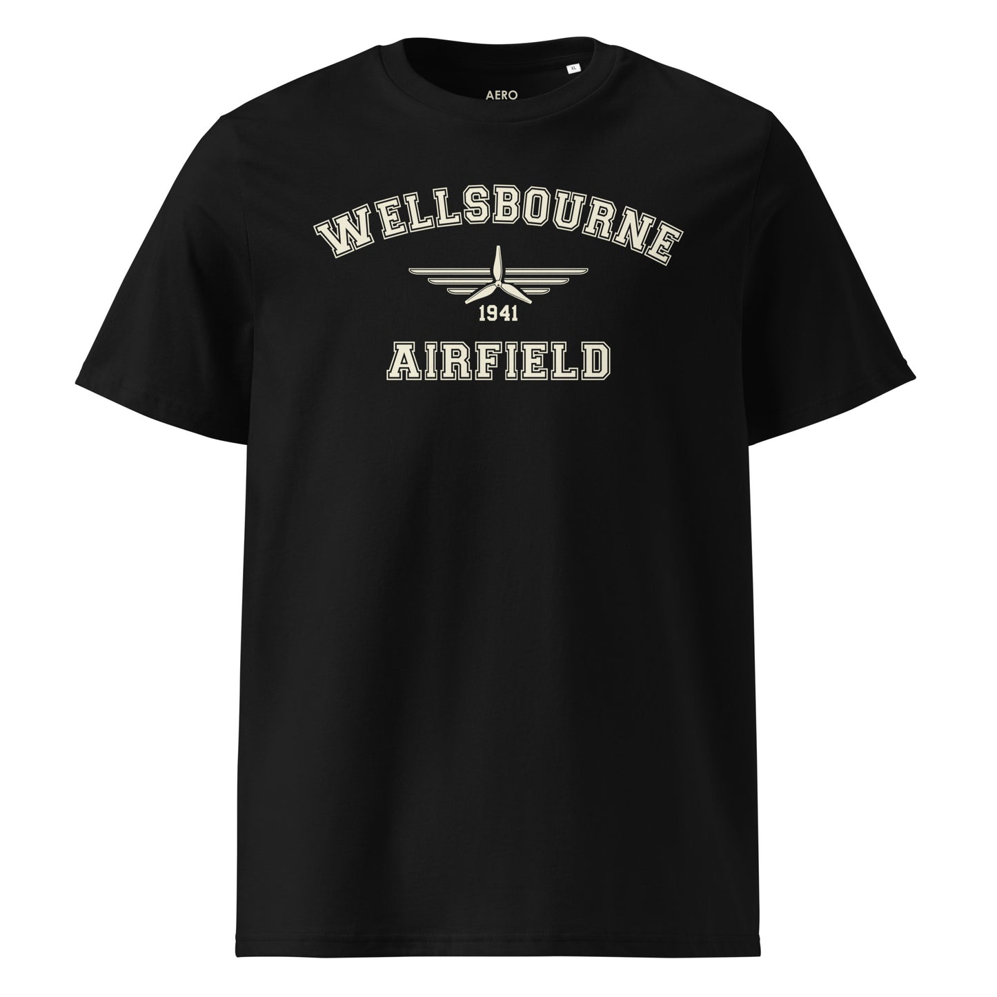 Wellsbourne Airfield Classic Collegiate Unisex Organic Cotton T-Shirt