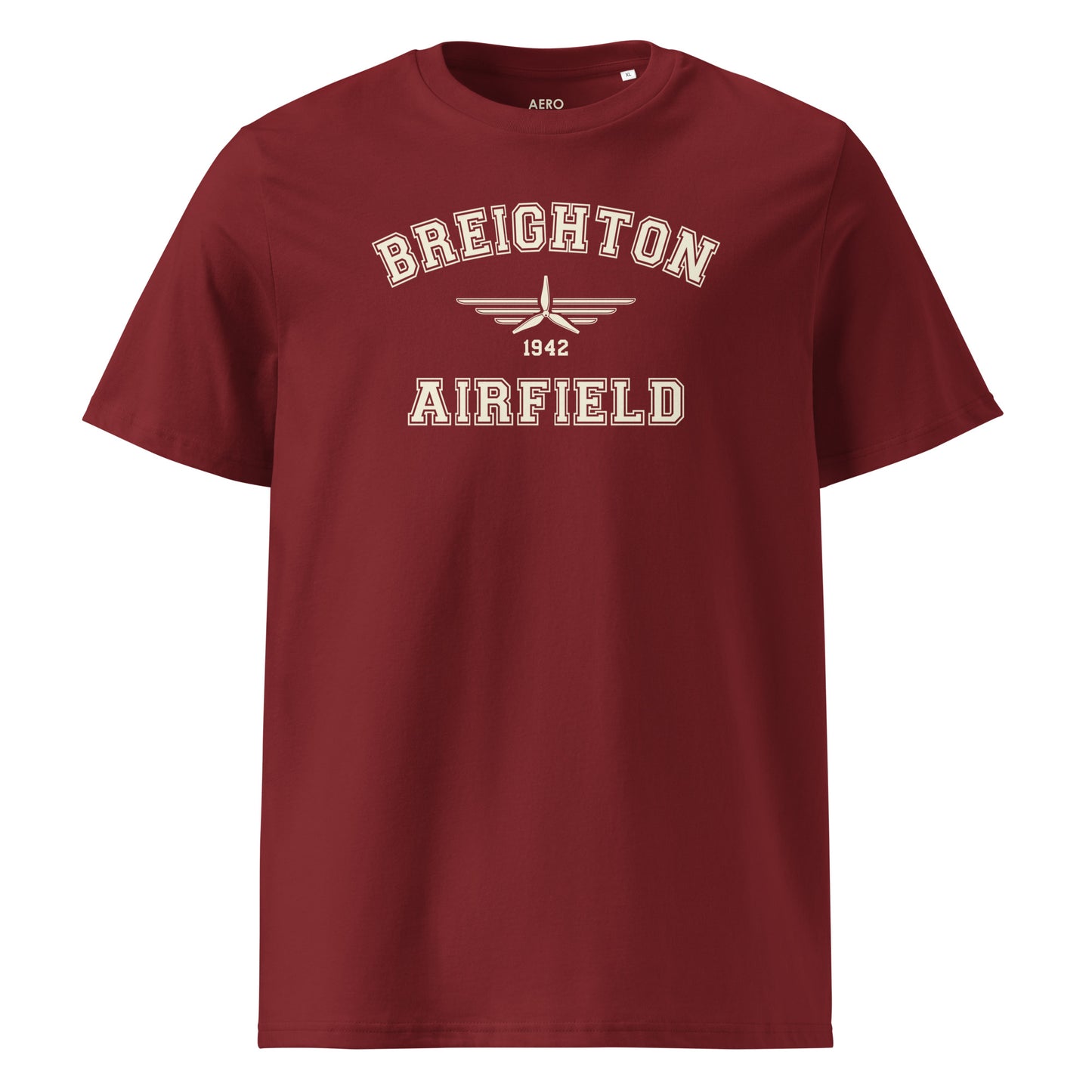 Breighton Airfield Classic Collegiate Unisex Organic Cotton T-Shirt