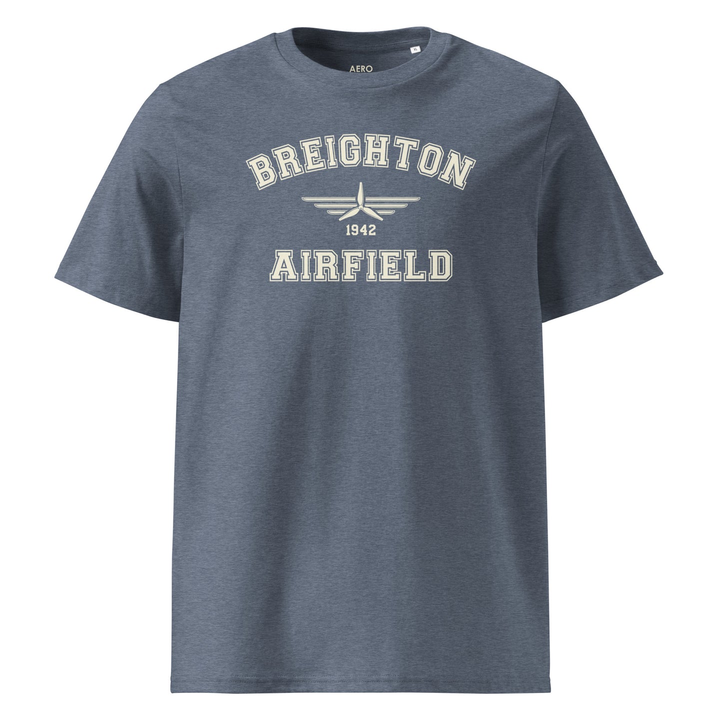 Breighton Airfield Classic Collegiate Unisex Organic Cotton T-Shirt