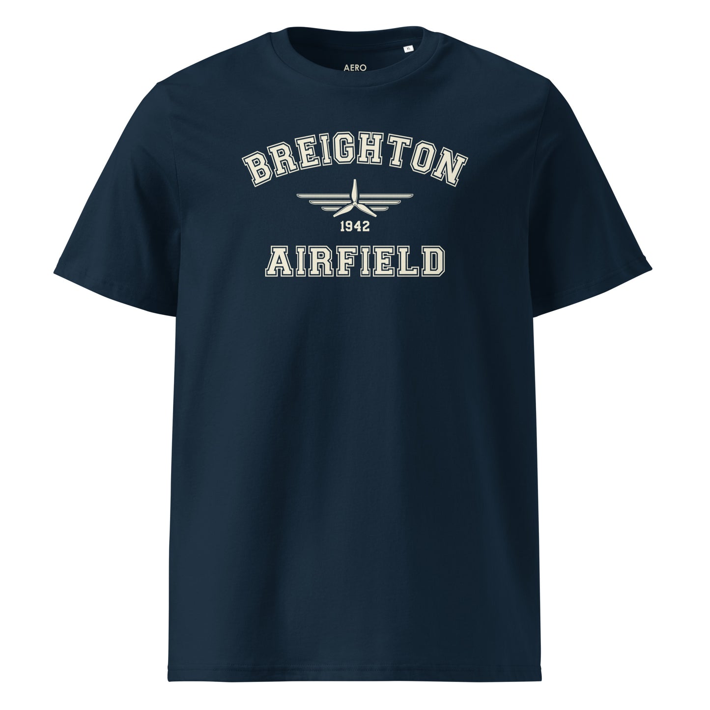 Breighton Airfield Classic Collegiate Unisex Organic Cotton T-Shirt