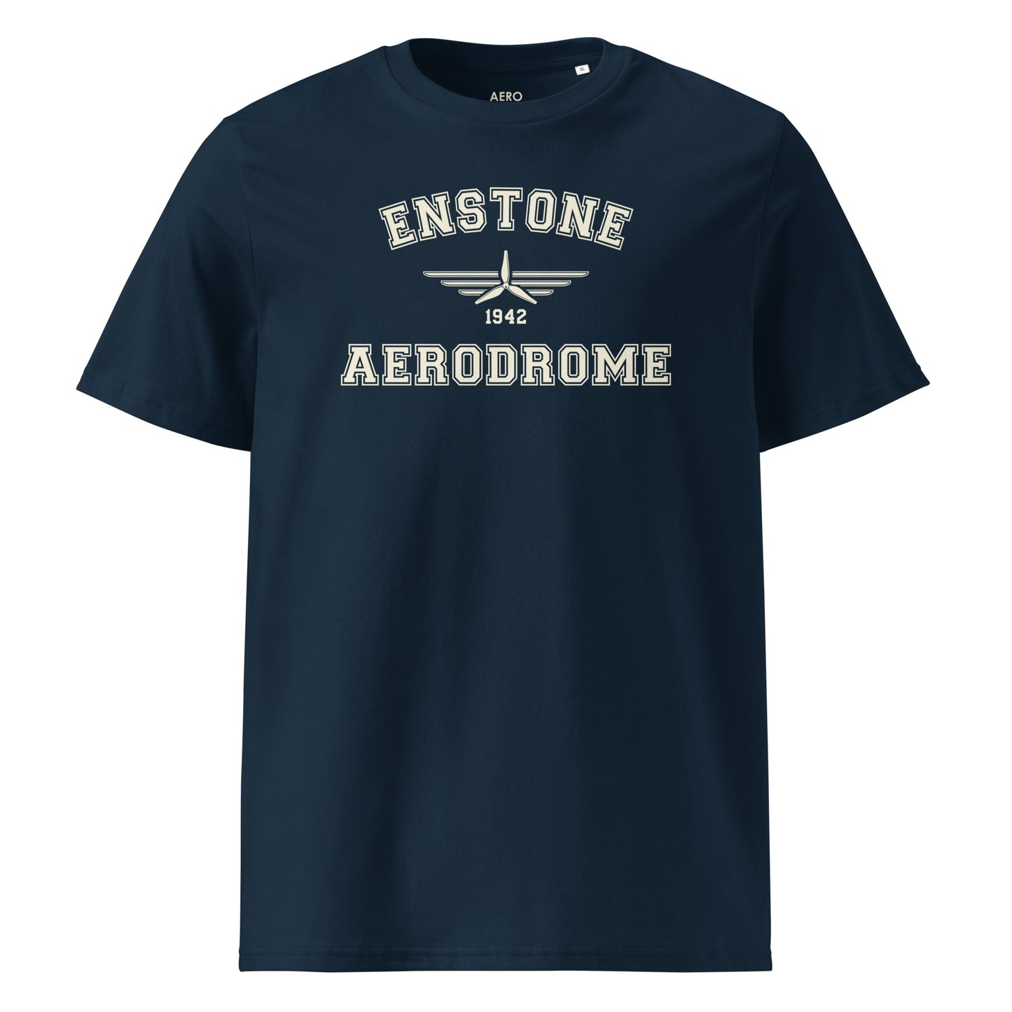 Enstone Aerodrome Classic Collegiate Unisex Organic Cotton T-Shirt