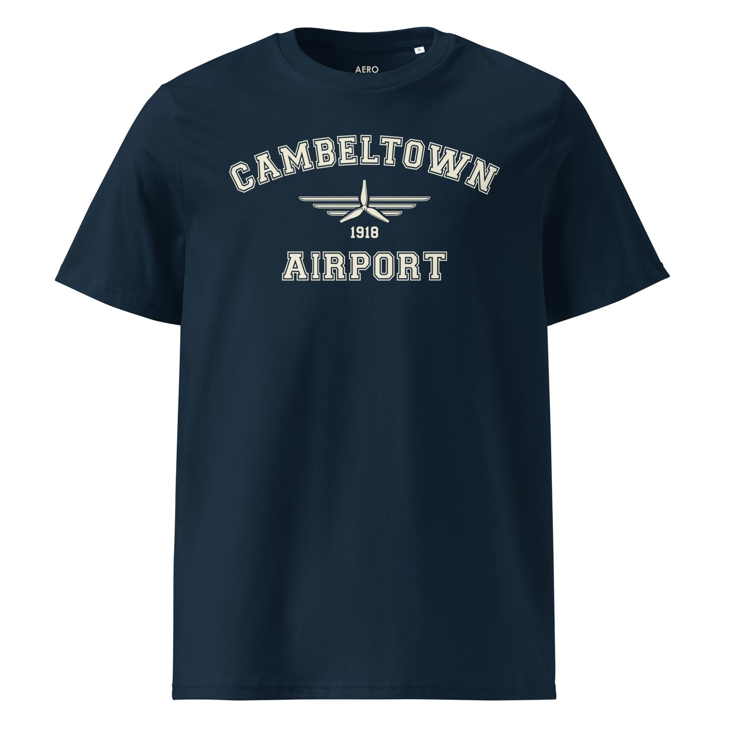 Campbeltown Airport Classic Collegiate Unisex Organic Cotton T-Shirt