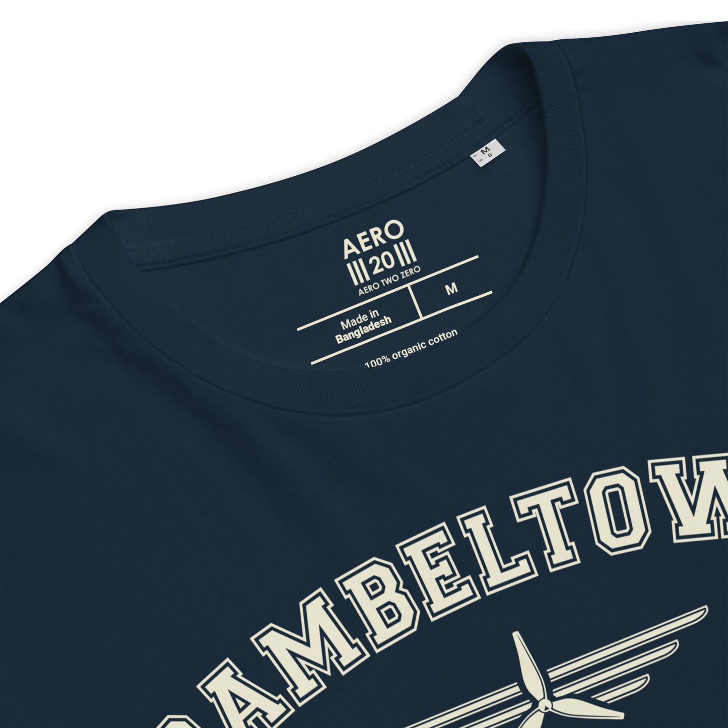 Campbeltown Airport Classic Collegiate Unisex Organic Cotton T-Shirt