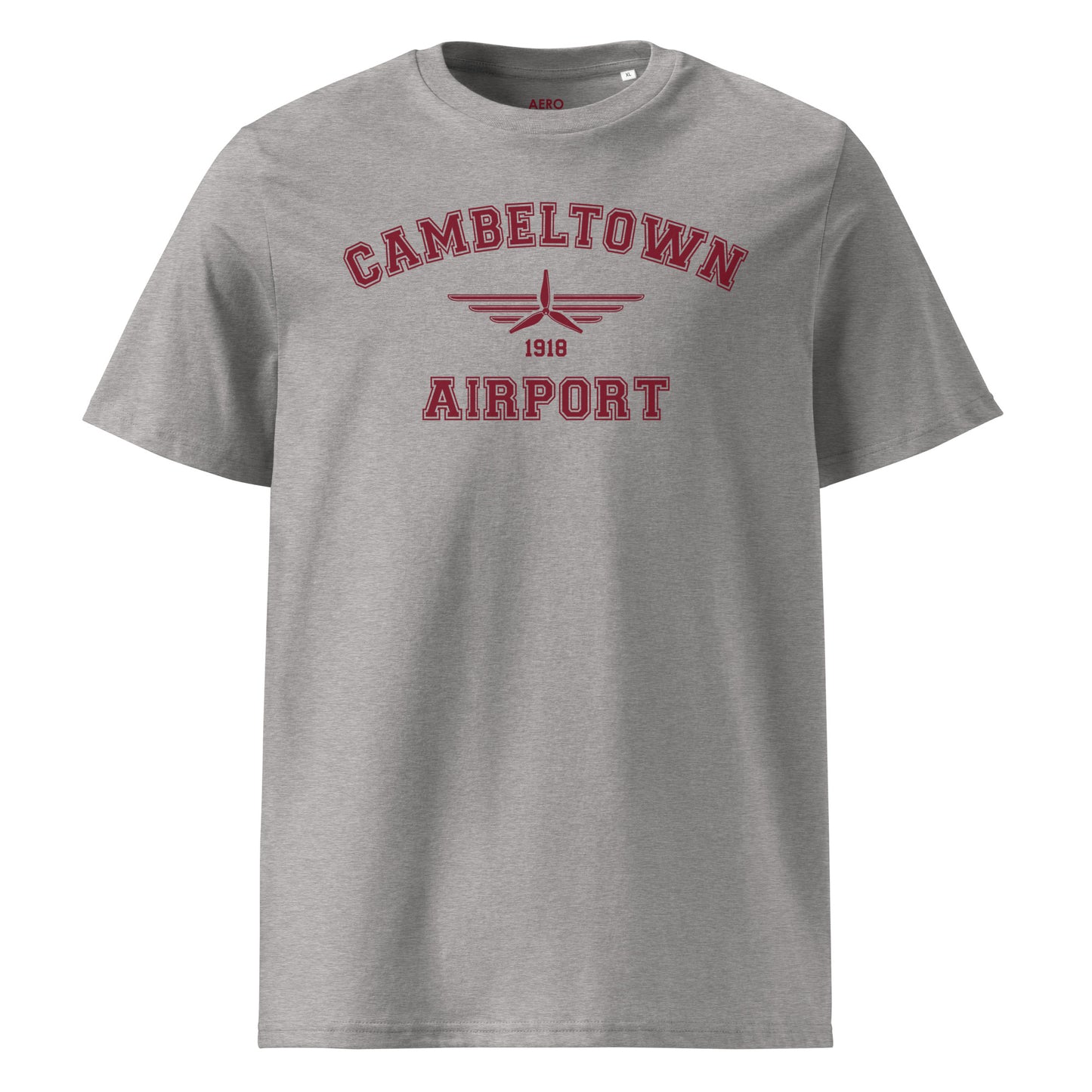 Campbeltown Airport Classic Collegiate Unisex Organic Cotton T-Shirt