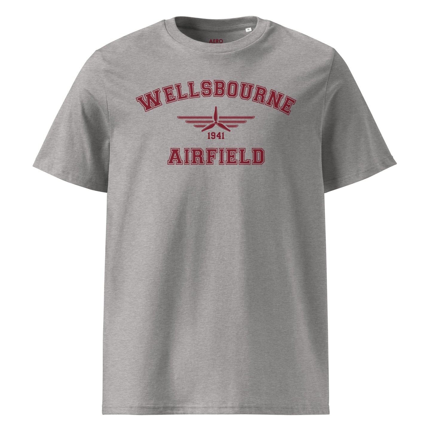 Wellsbourne Airfield Classic Collegiate Unisex Organic Cotton T-Shirt