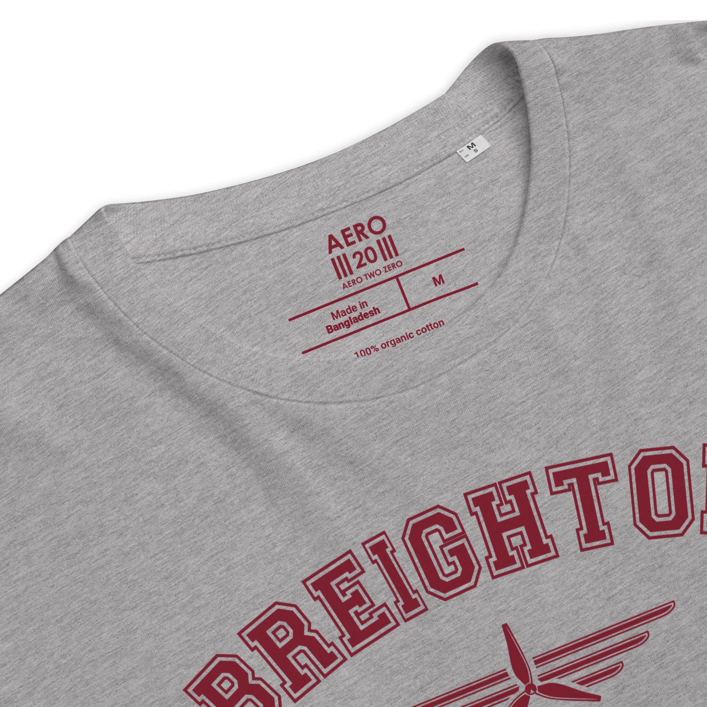 Breighton Airfield Classic Collegiate Unisex Organic Cotton T-Shirt