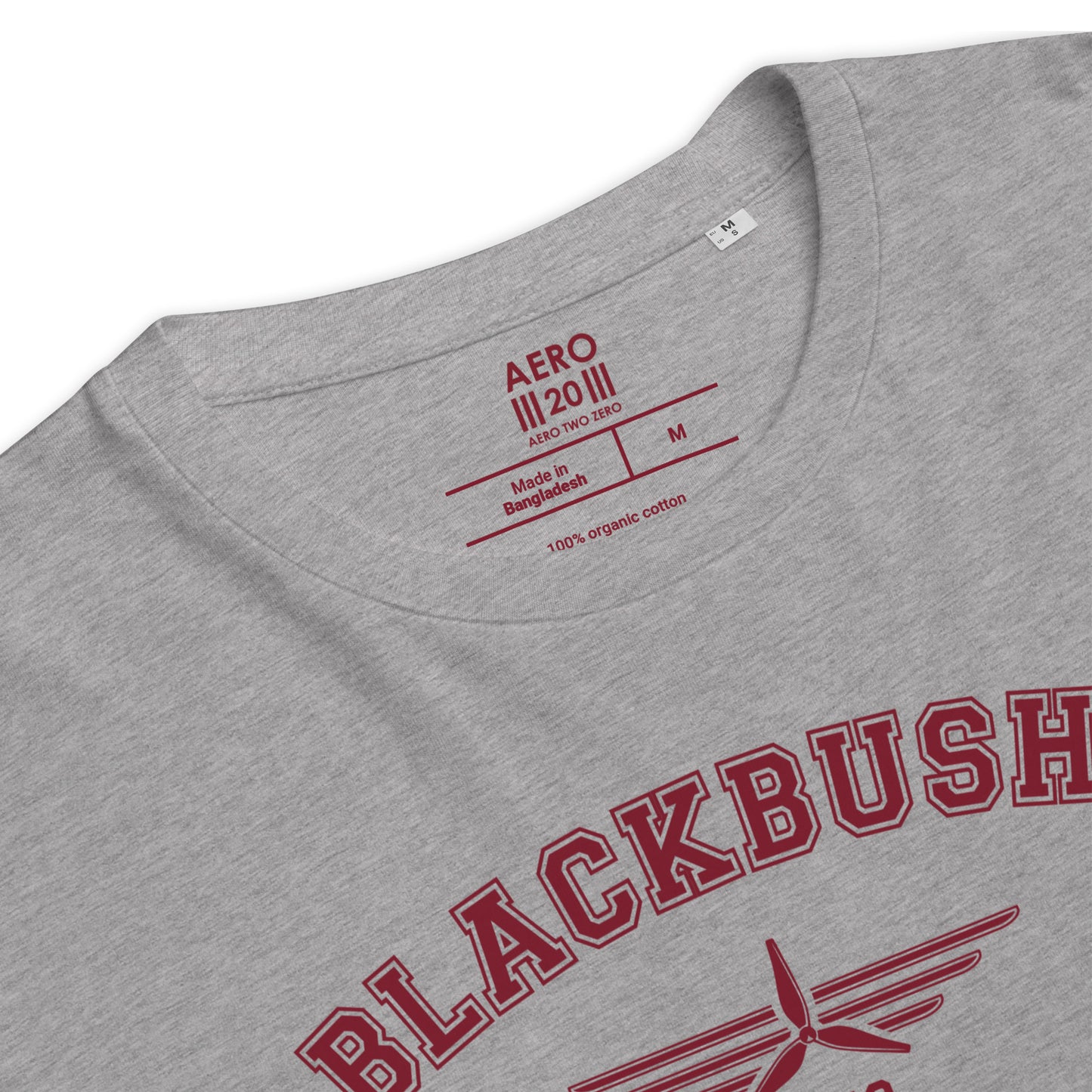 Blackbushe Airport Classic Collegiate Unisex Organic Cotton T-Shirt