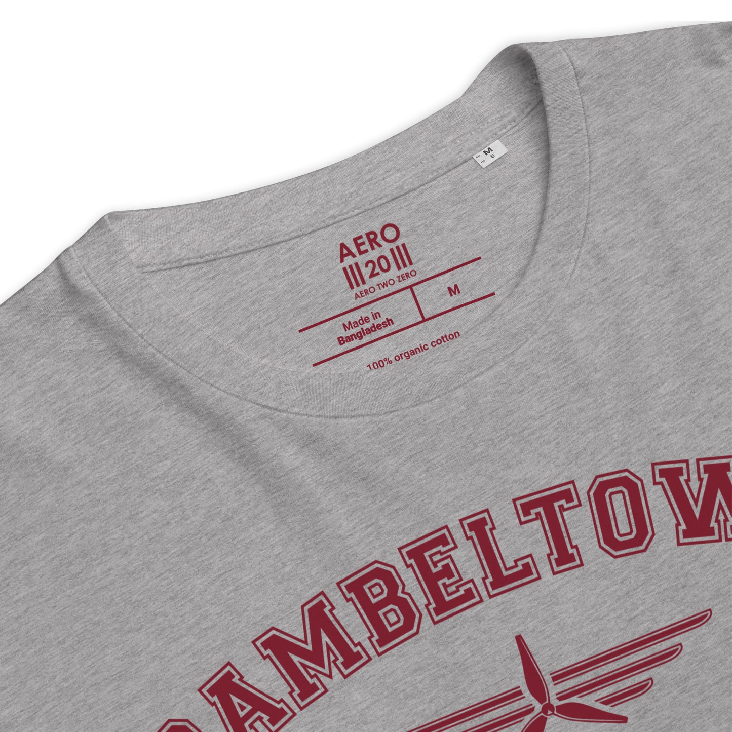 Campbeltown Airport Classic Collegiate Unisex Organic Cotton T-Shirt