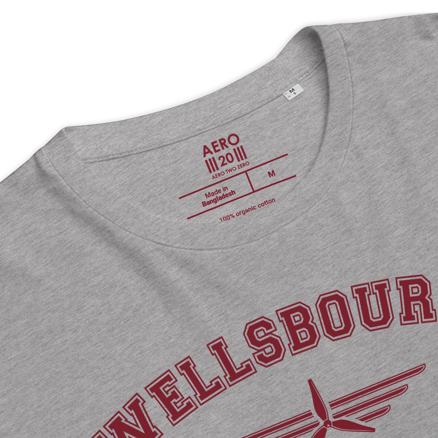 Wellsbourne Airfield Classic Collegiate Unisex Organic Cotton T-Shirt