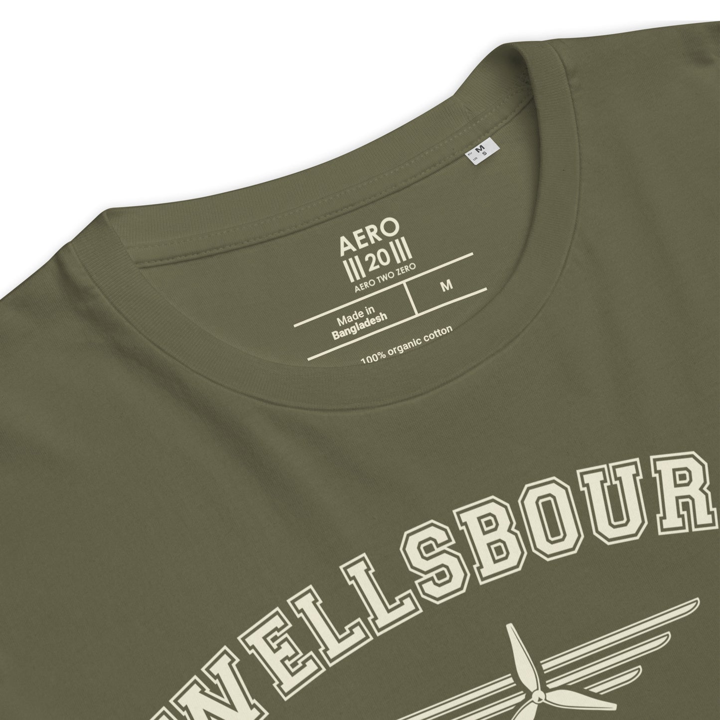 Wellsbourne Airfield Classic Collegiate Unisex Organic Cotton T-Shirt