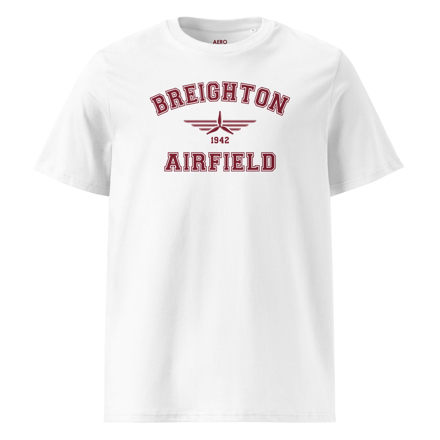 Breighton Airfield Classic Collegiate Unisex Organic Cotton T-Shirt