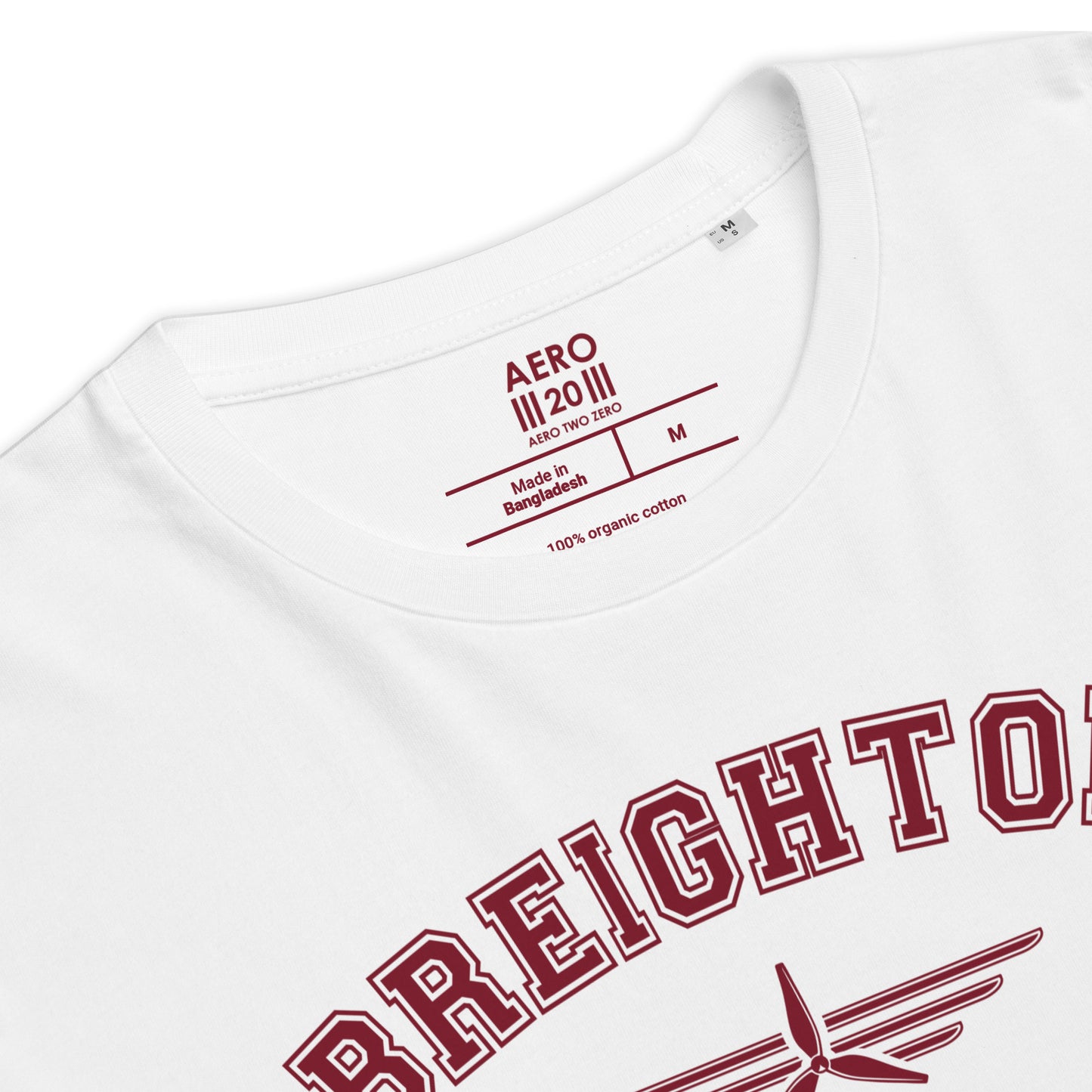 Breighton Airfield Classic Collegiate Unisex Organic Cotton T-Shirt