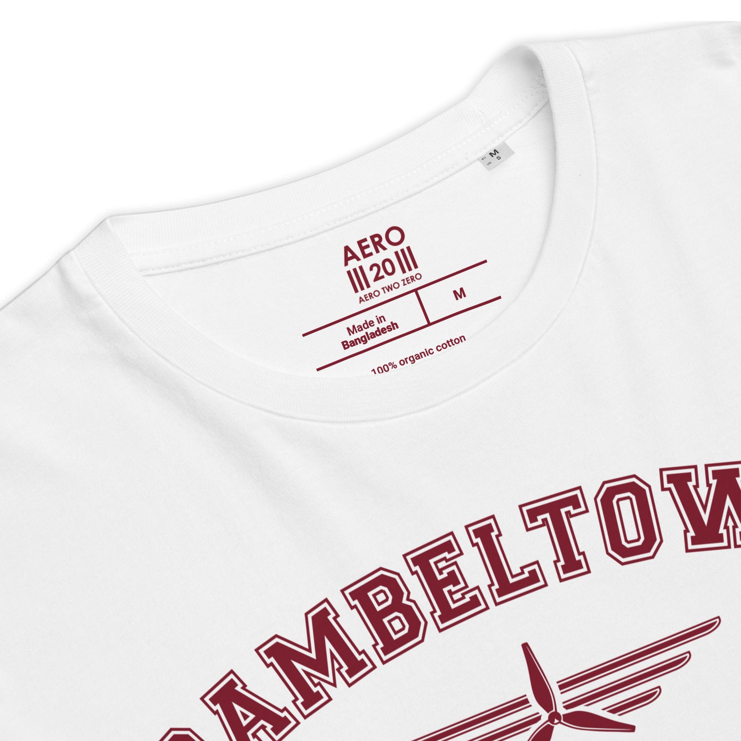 Campbeltown Airport Classic Collegiate Unisex Organic Cotton T-Shirt