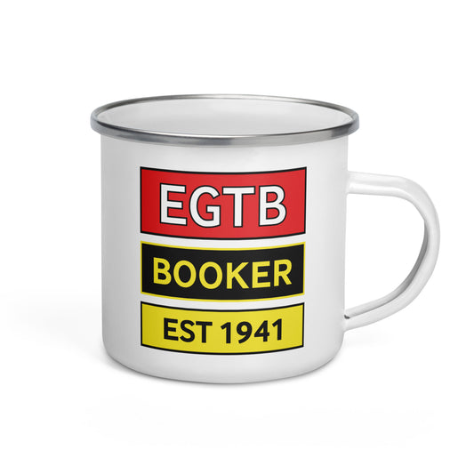 Booker Airfield British Aviation Enamel Mug