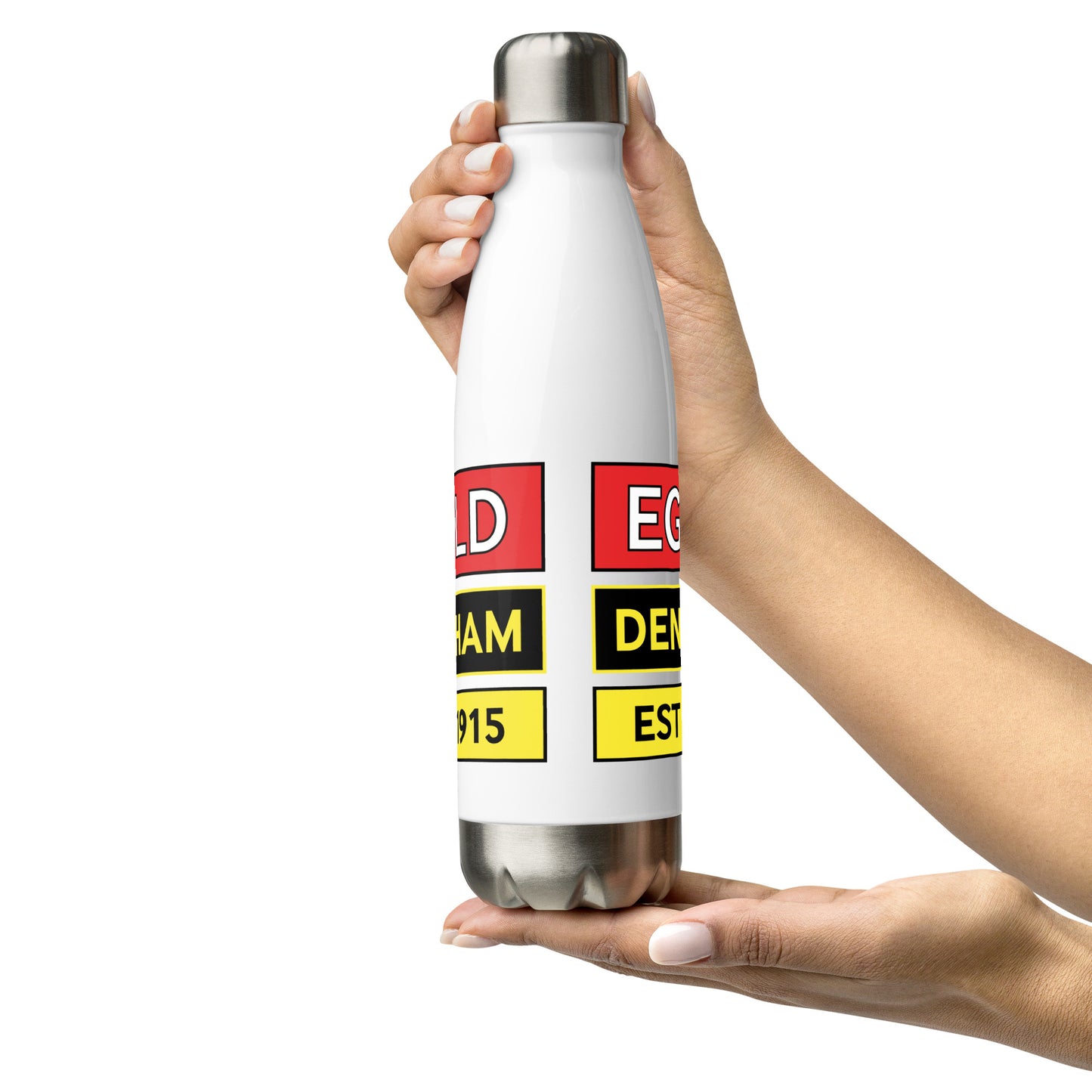 Denham Aerodrome Airfield Signage Stainless Steel Water Bottle